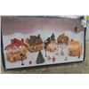 Image 2 : 16 pc Light Up Dickens Ceramic Christmas Display