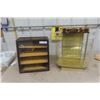 Image 1 : 2 Display Cases ; 1) Wooden Structure 9" x 15" x 16"  & 1) Plastic Structure 8" x 16" x 20" 