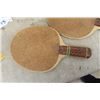 Image 2 : Old Ping Pong Cork Paddles, Baseball Gloves, 1470 Esso NHL Book, 78 Silver Photo, Broom