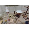 Image 4 : Odds n Ends of Things ; Bowl, Milk Bottle, Tea Pot, Glass Carrier, Bells, Ornaments