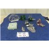 Image 1 : Ornament:, Blown Glass, + Clear