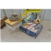 Image 1 : Electric Blanket, Vibrating Heating Pad, Vintage Hat