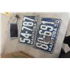 Image 2 : Manitoba 1930 License Plate, Working Siren, Vintage Auto Parts, Tail Light, Headlight, Hood Hinges