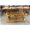 Image 2 : Diamond Willow Bookshelf on Casters 13.5"×44"×51"