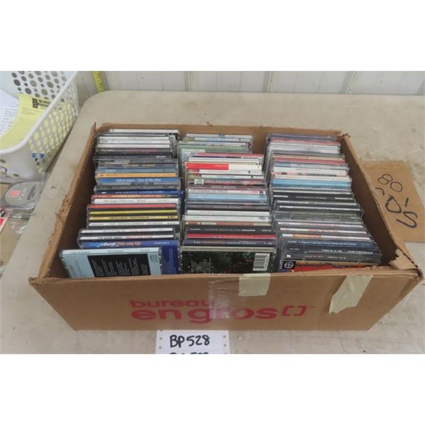 80 Assorted CDs: Rock, Pop, Country 