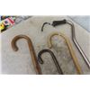 Image 2 : 3 Wooden Canes, 1 Metal Cane