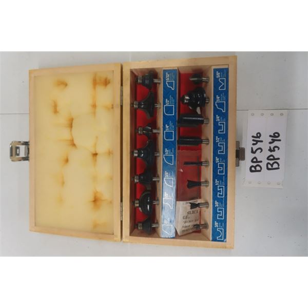 Mastercraft Bit Receiver Mastercraft Router 15pc Bit Set- Like New im Wooden Box - McSherry ...