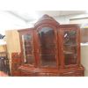Image 4 : 8pc Dining Room Suite: 2 pc China Cabinet 18"×76"×76" + Table 30"×45"×62" with (1) 16" Leaf & 6 Chai