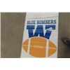 Image 2 : WPG Blue Bombers Banner 29.5"× 82"