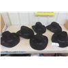 Image 1 : 6 Black Cowboy Hats