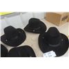 Image 2 : 6 Black Cowboy Hats