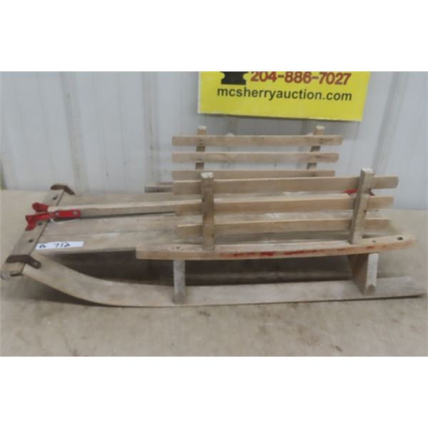 Wood Sleigh - Toddler Size 