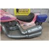 Image 2 : Pink Harley Davidson Power Wheels by Fisher Price , Battery Operated, Not Tested 