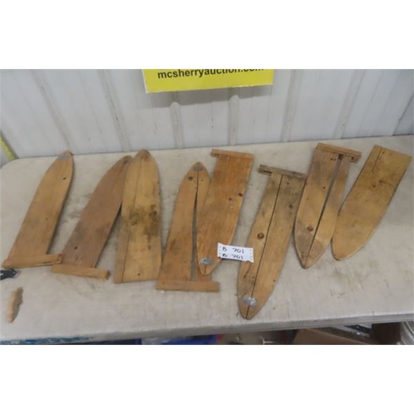 8 Wood Under Hide Stretchers 