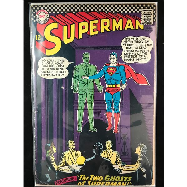 1966 DC COMICS SUPERMAN NO. 186