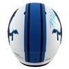 Image 2 : T.J HOCKINSON SIGNED DETROIT LIONS FULL SIZE LUNA ECLIPSE HELMET (BECKETT COA)