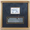 Image 1 : Pirates Honus Wagner 18 Yrs Authentic Signed Framed 3x4 Photo Display (PSA DNA)