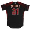 Image 1 : ZACK GEREINKE GAME USED ARIZONA DIAMONBACKS BASEBALL JERSEY (MLB COA)