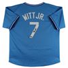 Image 1 : BOBBY WITT JR. SIGNED KANSAS CITY ROYALS BASEBALL JERSEY (BECKETT COA