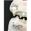 Image 2 : CHRISTIAN KIRK DUAL SIGNED GAME USED ADIDAS FOOTBALL CLEATS (CARDINALS COA)