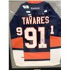 Image 1 : JOHN TAVARES SIGNED AND CUSTOM FRAMED NY ISLANDERS REEBOK JERSEY (AJ COA)