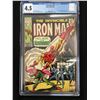 Image 1 : MARVEL COMICS THE INVINCIBLE IRON MAN (CGC 4.5)