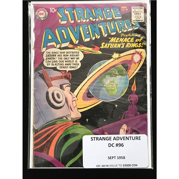 STRANGE ADVENTURES  #96  (DC COMICS)