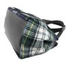 Image 4 : Balenciaga Green Multicolor Wool Checks Small Navy Cabas Bag