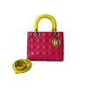 Image 1 : Christian Dior Multicolor Cannage Lambskin Leather Lady Medium Bag