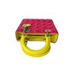 Image 7 : Christian Dior Multicolor Cannage Lambskin Leather Lady Medium Bag