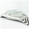 Image 8 : Rolex Mens Stainless Steel Diamond Lugs Green Diamond & Emerald Datejust Wristwa