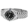 Image 2 : Rolex Mens Stainless Steel Black Diamond Lugs & Sapphire Datejust Wristwatch