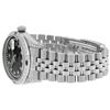 Image 3 : Rolex Mens Stainless Steel Black Diamond Lugs & Sapphire Datejust Wristwatch