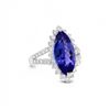 Image 2 : Tanzanite Marquis Ring