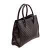 Image 2 : Chanel Black Leather Double Handle Tote Bag