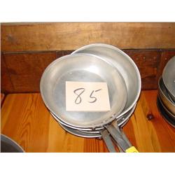 (4) ALUMINUM SKILLETS