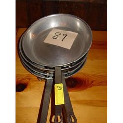 (4) ALUMINUM SKILLETS