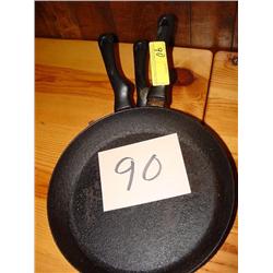 (3) ALUMINUM SKILLETS