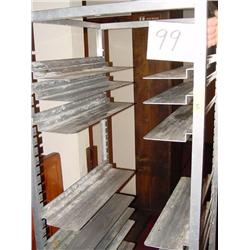 BREAD RACK ON CASTERS