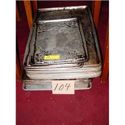 (20) BAKING TRAYS