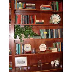 CONTENTS OF SHELVES (BOOK COLLECTOR PLATES)