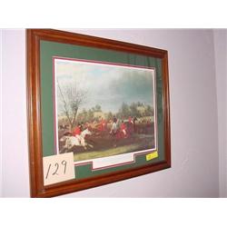 THE HERTFORD SHIRE HUNT 1839 PRINT