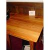 Image 1 : (11) 2-SEAT TAPERED LEG PINE TABLES