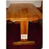 Image 1 : (4) PINE BOOTH TABLES