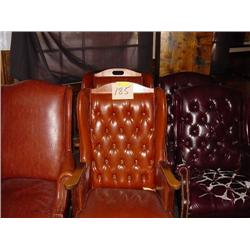 (6) LEATHER HIGH BACK CHAIRS