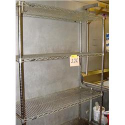 17 METRO AND SANI SAFE SHELVING