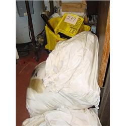 MOP BUCKET AND SOILED LINENS