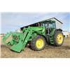 Image 1 : 2002 JD 7810 FWA Tractor CAHR,SN# RW7810AO70 ,Showing 6590hrs, 20 Speed Quad Range, Shuttle Shift, 3