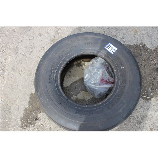 9.5L-14SE Implement Tire C/W Tube, Brand New