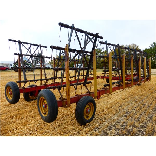 50 ft Morris Tine Harrows, Auto Fold